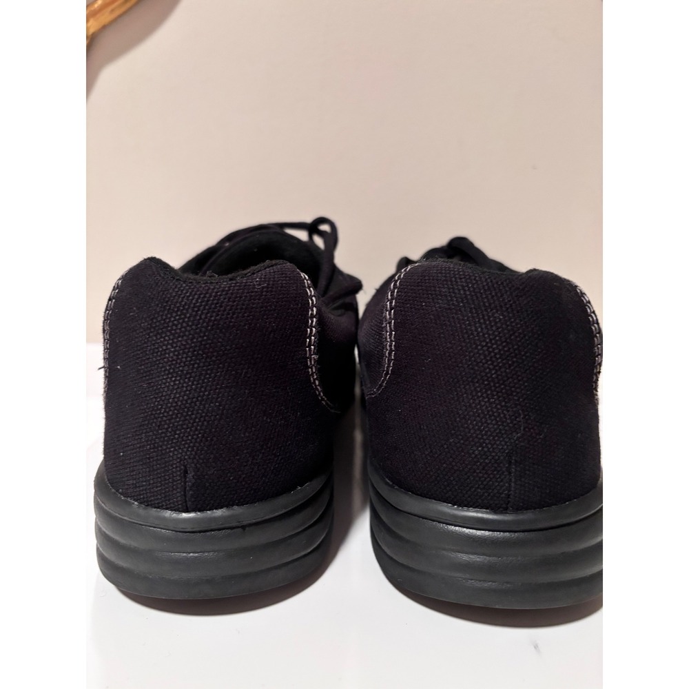 Dr Comfort Riley Black Canvas Lace Up Sneakers Women 10 Comfort Therapeutic - Picture 5 of 8